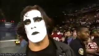 Sting vs Hollywood Hulk Hogan Road To Starrcade 1997 Part 1:Sting Stands along side the NWO