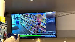 Thief caught on CCTV camera