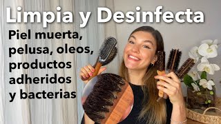 Cómo limpiar tus cepillos de pelo? De madera y plástico, eliminar pelusa y desinfectarlos