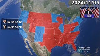 Presidential Election in US: Donald Trump wins US presidential election using Google Earth