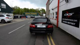 Mercedes W207 E Class Coupe CKS Sport Exhaust and Diffuser & Spoilers