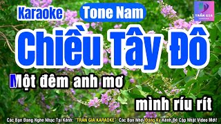 Chiều Tây Đô Karaoke Tone Nam