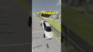 How far can Mercedes Benz E63S jump Beamng #shorts