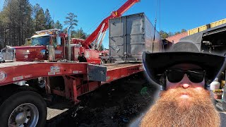 Semi Hits Rest Area Going 90MPH!! Catastrophic Damage!!