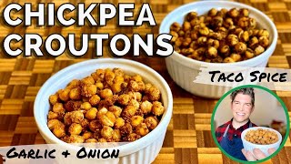 The Crispiest Oil-Free Roasted Chickpeas 2 Ways | Nutritarian Recipe