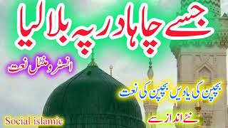 jisay chaha dar pay bola lia جسے چاہا در پہ بلا لیاinstrumental naat #naat urdu #naat #