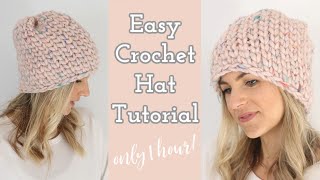 Waistcoat Crochet Hat Tutorial - Beginner Friendly