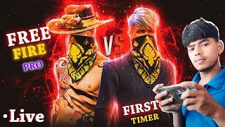 I'm Noob In Free Fire 🔥 Vs Pro Player||