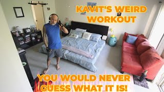 Interesting Workout Video: Man Walks Around His Room for Hours Every Day