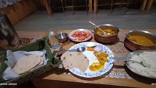 Ladakh Special Home Stay Food Delicious 😋 And healthy On My Ride Gerny. Xpulse 200T 4v. Leh Ladakh.