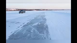 Yellowknife 🧊 ICE Road -49 🥶🧊☃️