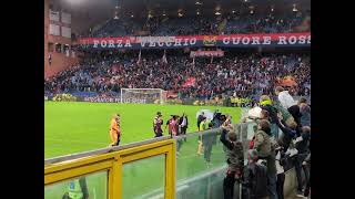 24/25: Serie A - Genoa 2-2 Bologna - lucky kids got Genoa match jerseys