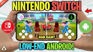 🔥 NINTENDO SWITCH EMULATOR FOR LOW-END ANDROID | COMPARISON | UZUY MMJR VS PINE  GAMEPLAY