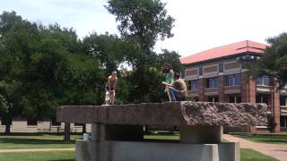 Nice air pressure launch at Rice University