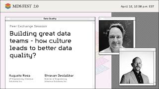 Building great data teams | Augusto Rosa & Shravan Deolalikar | MDS Fest