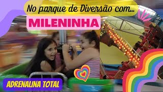 DIVERSÃO NO PARQUE COM MILENINHA - ENFRENTANDO MEDO