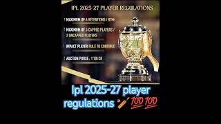 IPL 2025 retention players regulations 🏏 #iplretention #ipl2025 #ipl2025megaauction