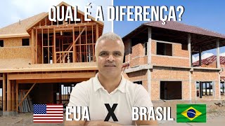 COMO É A DIFERENÇA ENTRE AS CASAS NOS EUA X BRASIL? | ARQUITETANDO OBRAS