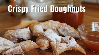 Hungarian Crispy Fried Doughnuts (Csöröge fánk)