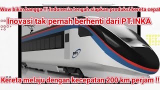 wow bikin bangga !!! indonesia tengah siapkan produksi kereta cepat.