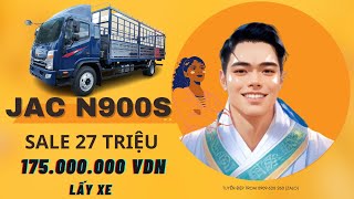 XE JAC 9 TẤN 1 N900s THÙNG MUI BẠT 2023 - KHUYẾN MÃI CỰC LỚN CUỐI NĂM 2023