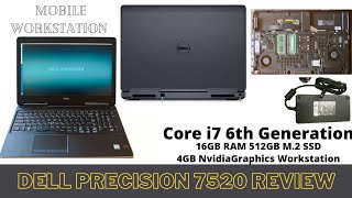 Dell Precision 7520 (i7-6800HQ 16GB RAM 512GB SSD M.2)