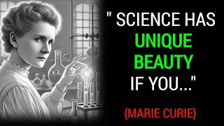 20 Marie Curie Quotes That Will Change Your Life Forever | Inspirational & Motivational Words