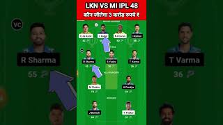 LKN vs MI Dream11 Team Prediction Today 2024