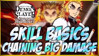 DEMON SLAYER HC: SKILL SYSTEM EXPLAINED | CHAINING MASSIVE DAMAGE COMBOS!