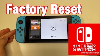 How to Factory Reset Nintendo Switch #SimpleVideo