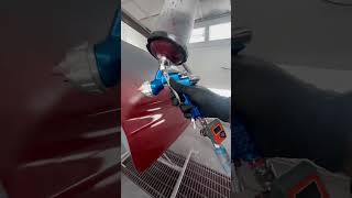 Metallic Red Basecoat Application 3Q3 paint code Part 1/3