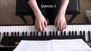 Bastien Piano for Adults Book 1 - Four Exercises