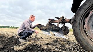 ПЛУГ 2-30 НА ТРАКТОР Т-25🚜 СУПЕР ОРАНКА💪