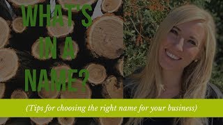 Tips for Choosing the Right Business Name