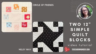 Two simple blocks: Circle of friends and milky way video tutorials