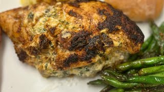 The Best Stuffed Chicken Breast Ever| Simple Directions 😋👩🏾‍🍳#chicken #easy #recipes #fyp