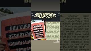 Soal Pasal Penghinaan Presiden, Pemerintah Jelaskan Definisi Kritik di RKUHP