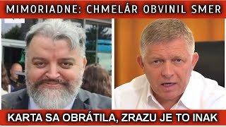 MIMORIADNE, CHMELÁR OBVINIL SMER. KARTA SA OBRÁTILA, ZRAZU JE TO INAK.