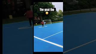 Behind the back goal ⚽️🔥 #200iq #lmao #fail