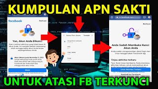 Terbaru jebol sesi fb terkunci menggunakan apn sakti‼️