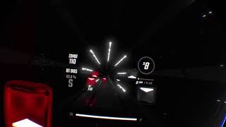 Playing beat saber spin is eternally expert