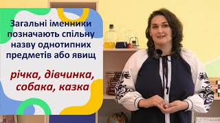 3 клас. Українська мова. Загальні та власні іменники