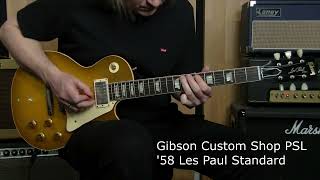 Gibson Custom Shop 58/60 Vs Standard - all 2021