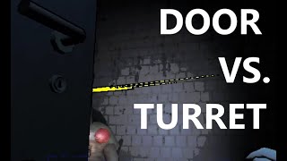 Door vs. Turret - Lethal Company clip