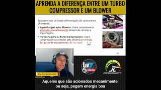 BLOWER VS TURBO. A Engenharia destes sistemas. Professor Lodetti e LEV7 Engenharia.