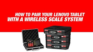 How To Pair Your Lenovo Tablet with a Wireless Scale System