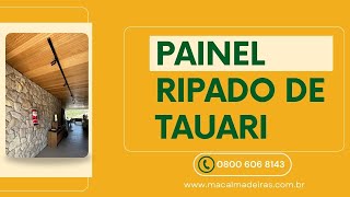 Sofisticação e modernidade do Painel Ripado de Tauari