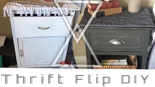 Thrift Flip furniture DIY / EASY beginner painting bedside tables / BOHO modern farmhouse