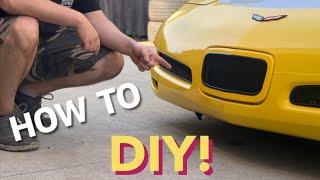 C5 Corvette Front Bumper Tag Filler Mod- How to DIY!