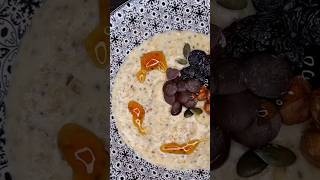 PORRIDGE AUTUNNALE #mangiaresano #porridge #zucca #colazionesana #colazione #reel #ricette #avena